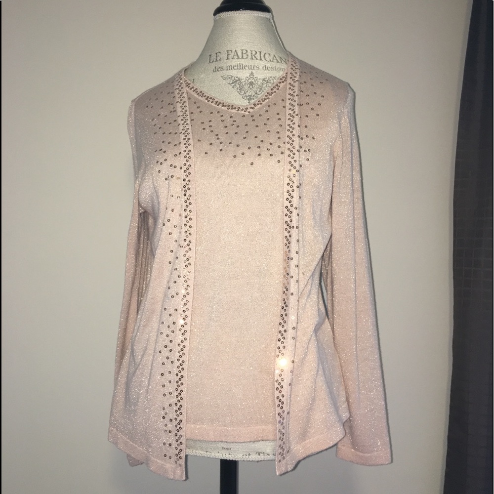 Cardigan w/attached Shell